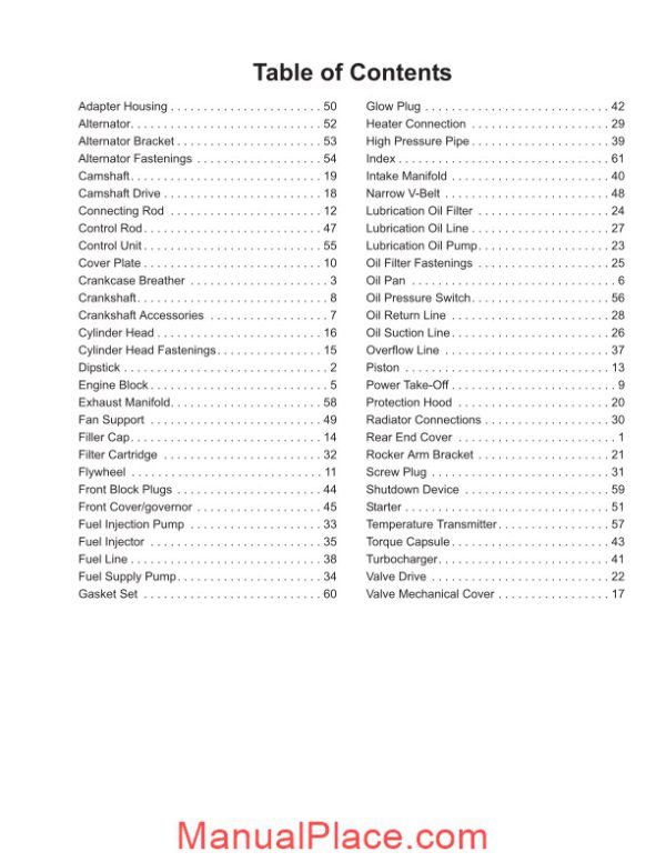 deutz bf4m1011f engine service parts manual 907763 rev b page 3