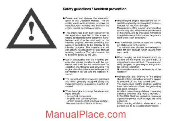 deutz engine operation manual 2012 page 2