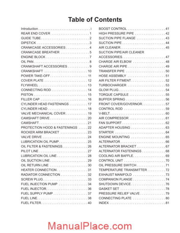 deutz engine sl4640 sl4840 sl5640 sl6640 skid loader parts manual page 3