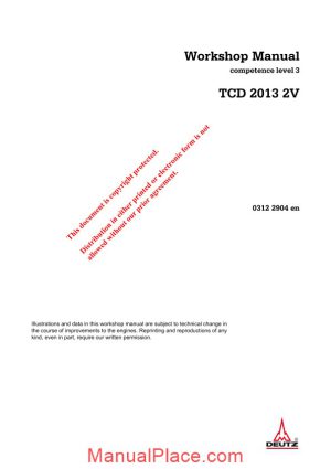deutz engine wh tcd 2013 2v workshop manuals page 1
