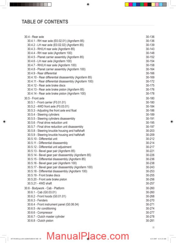 deutz fahr agrocompact agrofarm 85 100 workshop manual page 4