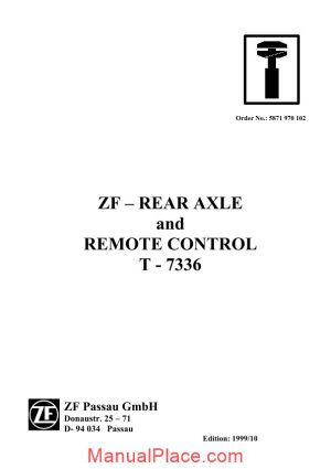 deutz fahr rear axle t 7336 workshop manual page 1