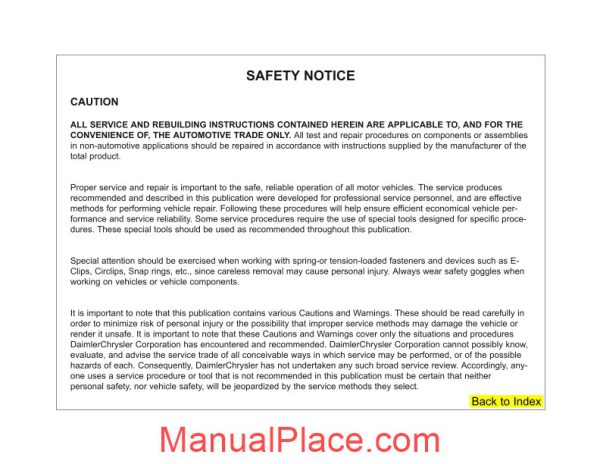 dodge caliber body repair manual page 2