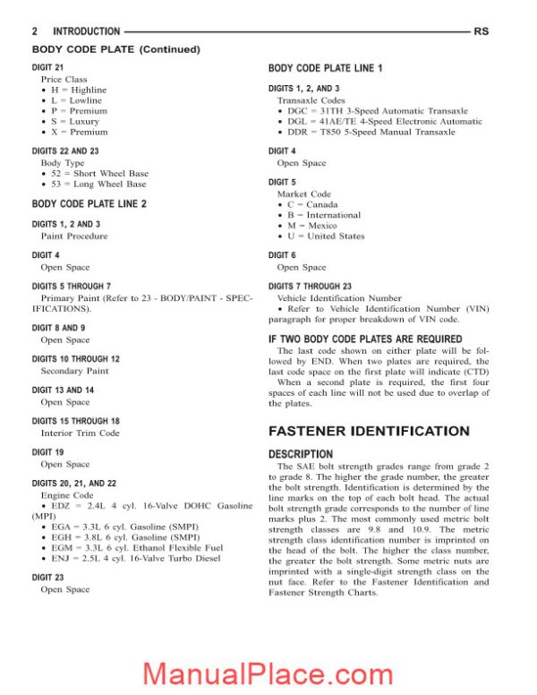 dodge caravan 2002 2007 factory service manual page 3