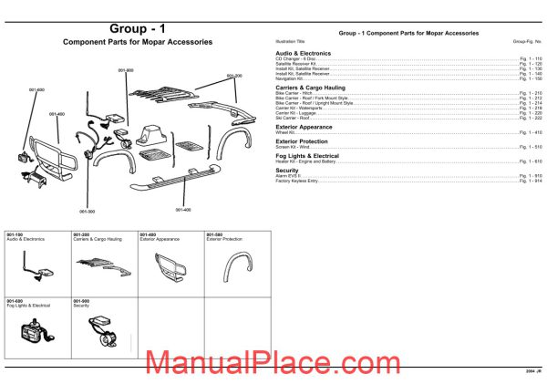 dodge chrysler cirrus sebering 2004 jr parts catalog page 2