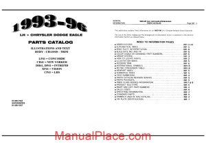 dodge chrysler eagle 1993 1996 parts catalog page 1