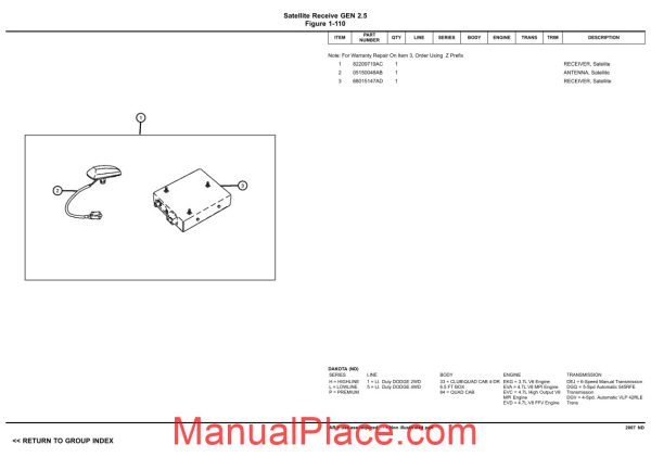 dodge dacota 2007 nd parts catalog page 4