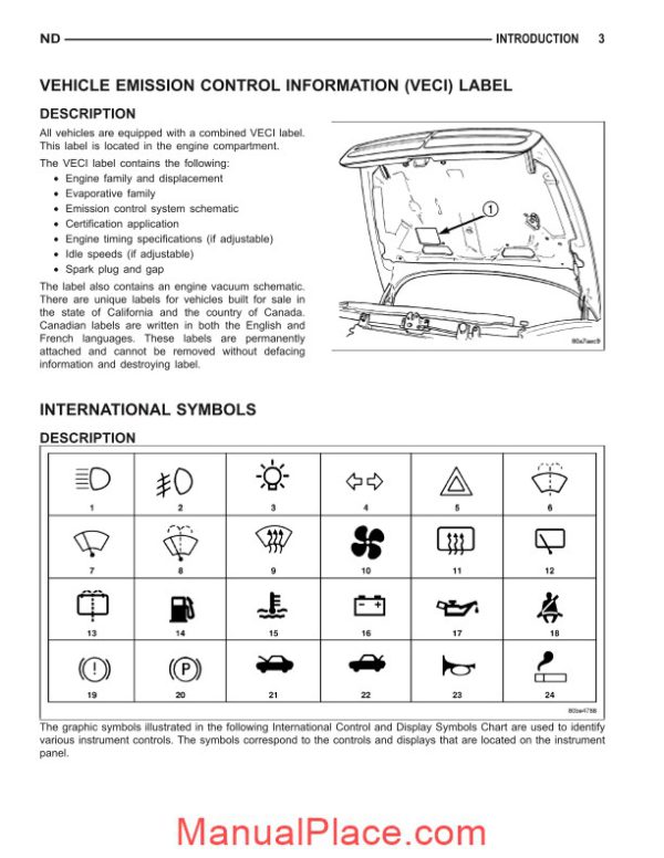 dodge dakota 2005 factory service manual page 4