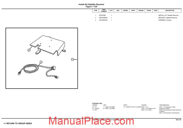 dodge durango 2004 hb parts catalogue page 4