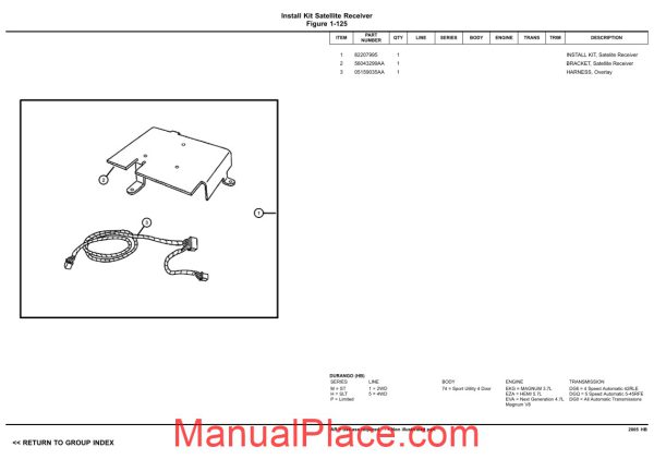 dodge durango 2005 hb parts catalogue page 4