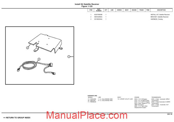 dodge durango 2006 hb parts catalogue page 4