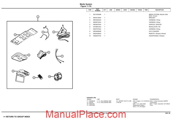 dodge durango 2008 hb parts catalogue page 4