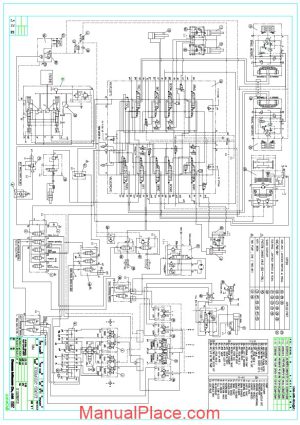 doosan crawler excavator dx340 hydraulic diagram page 1