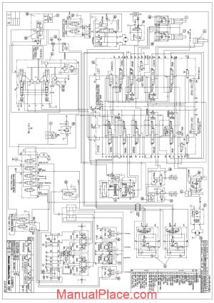 doosan crawler excavator dx420 hydraulic diagram page 1