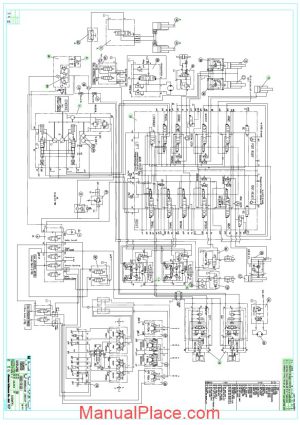 doosan crawler excavator dx480 hydraulic diagram page 1