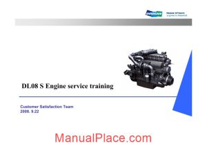 doosan dl08 s engine service training page 1