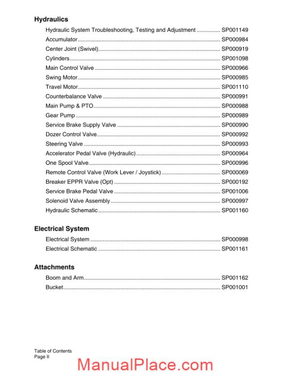 doosan dx190w shop manual page 4