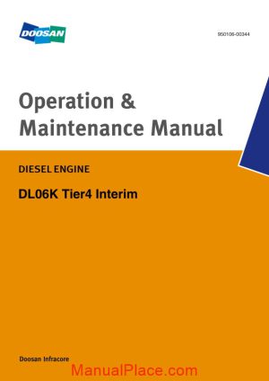 doosan engine dl06k tier4i operation maintenance manual page 1