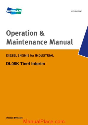 doosan engine dl08k operation maintenance manual page 1