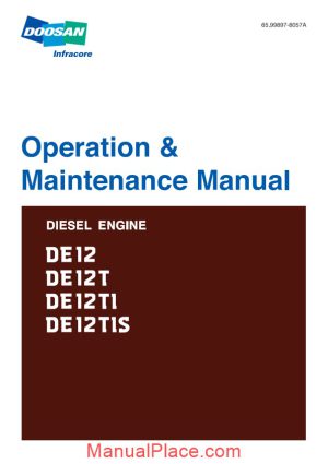 doosan operation maintenence manual diesel engine de12 de12t de12tl de12tls page 1