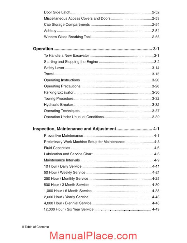 doosan solar 150lc 7a operation and maintenance manual page 4