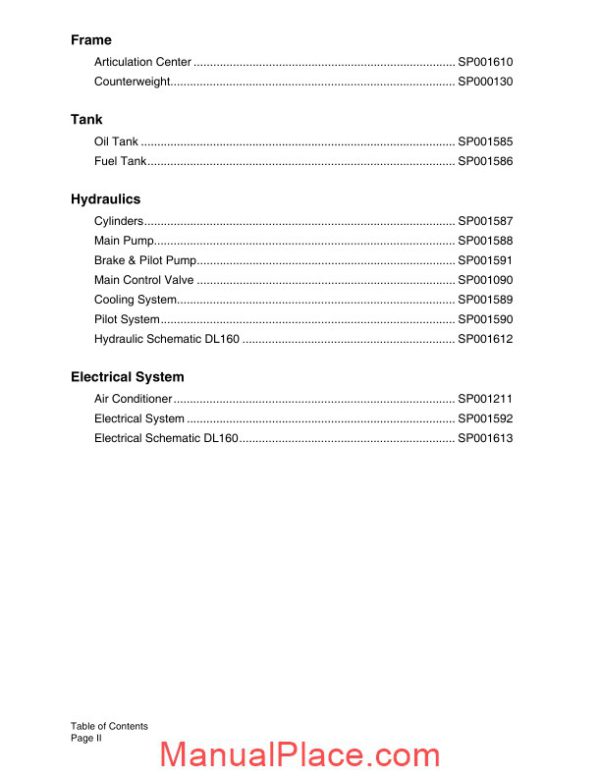 doosan wheel loader dl160 shop manual k1040197e page 4