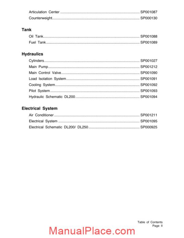 doosan wheel loader dl200 shop manual k1024538e page 4