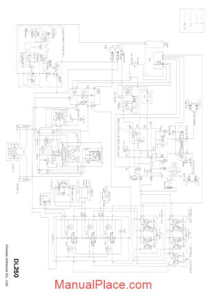 doosan wheel loader dl250 hydraulic diagram page 1