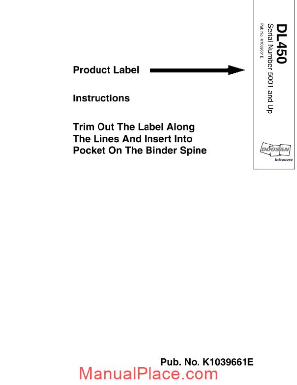 doosan wheel loader dl450 shop manual k1039661e page 3