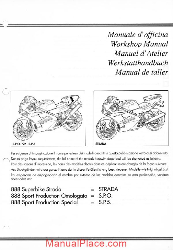 ducati 888 service manual page 1