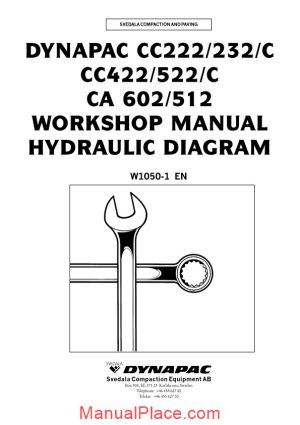 dynapac cc222 232 422 522 602 512 whopshop manual hydraulic diagram page 1