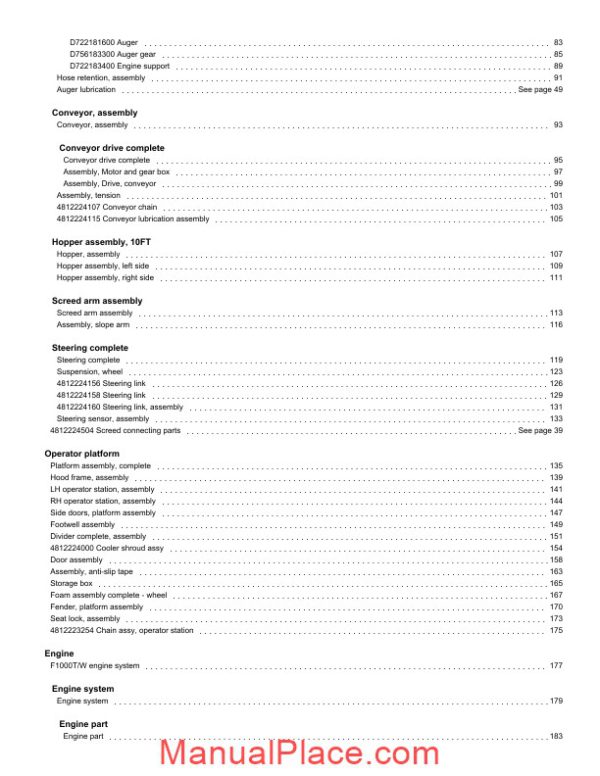 dynapac f1000w spare parts list 4812247171 page 4