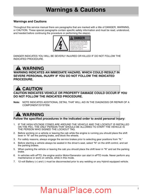 eaton fuller hybrid transmissions troubleshooting guide trts2000 page 2