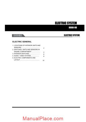 electrical ssangyong kyron page 1