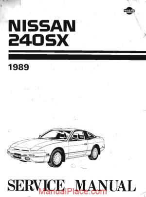 factory shop manual nissan 240sx 1989 page 1