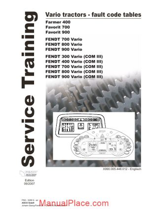 failure codes fendt 900 vario 09 2007 page 1