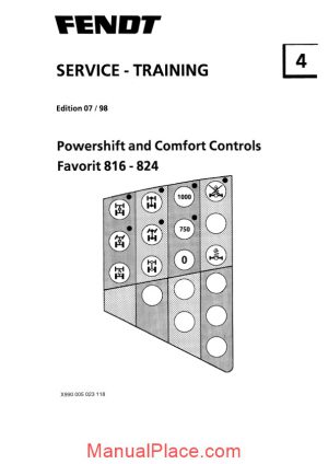 fendt 800 comforts service powershift page 1