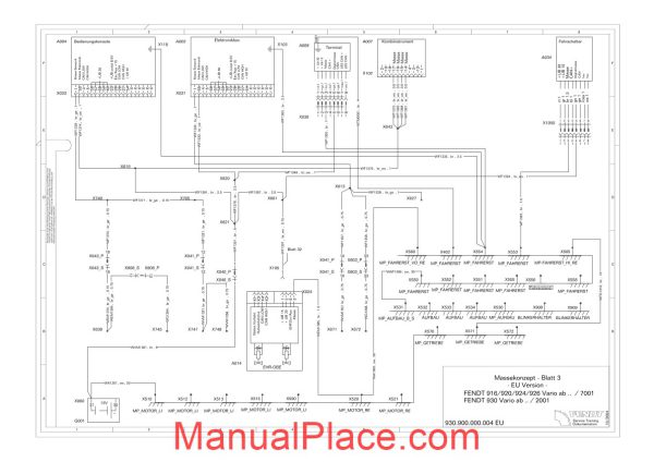 fendt 900 vario edition electrical diagram page 2