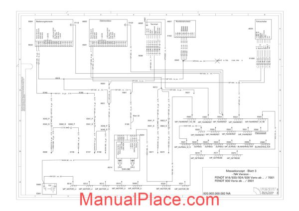 fendt 900 vario edition electrical diagram page 3