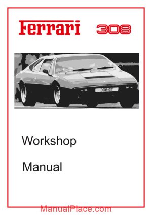 ferrari dino 308 gt4 workshop manual page 1