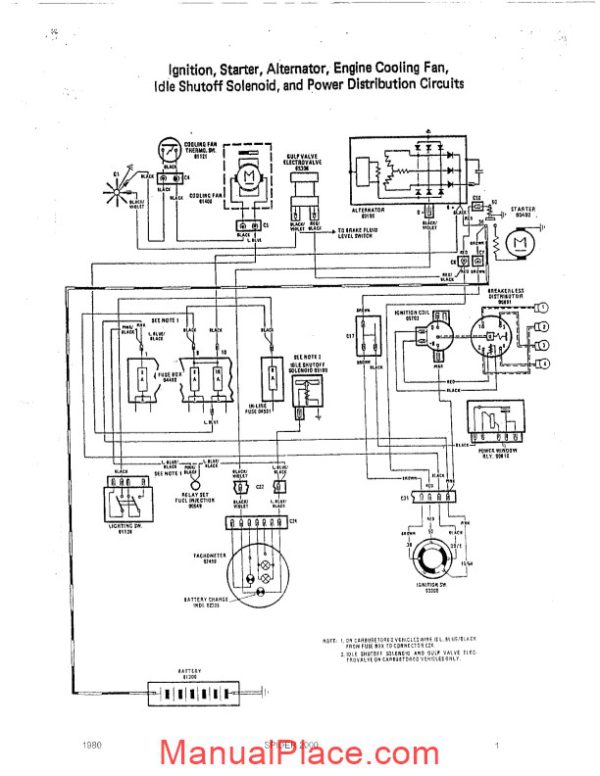 fiat 124 spider 1980 wiring diagrams page 3