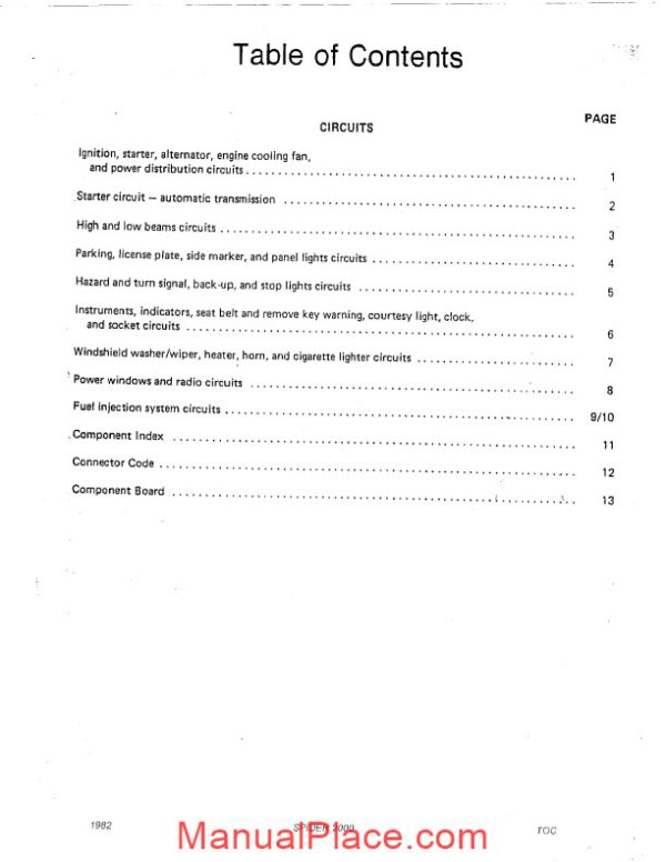 fiat 124spider 1982 wiring diagrams page 2