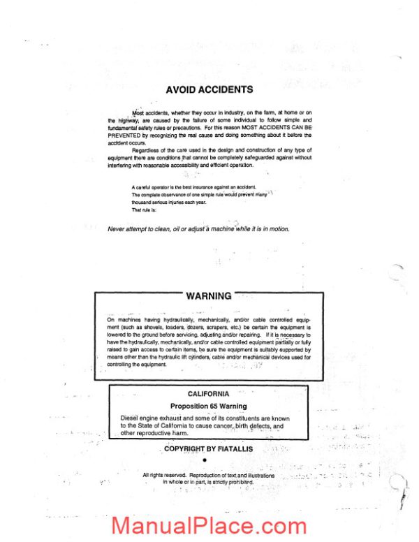 fiat allis 745c wheel loader parts catalog page 2