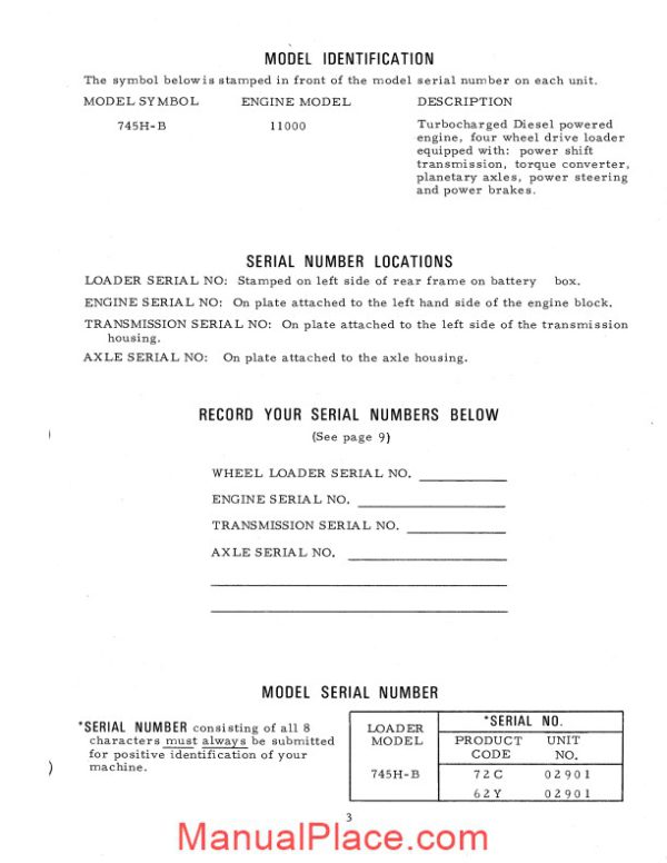 fiat allis 745h b wheel loader parts catalog 16f17385 page 4