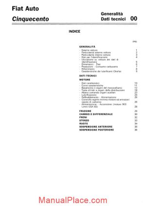 fiat cinquecento workshop manual 15f17482 page 1