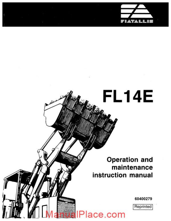 fiat fl14e om maint instr manual page 1