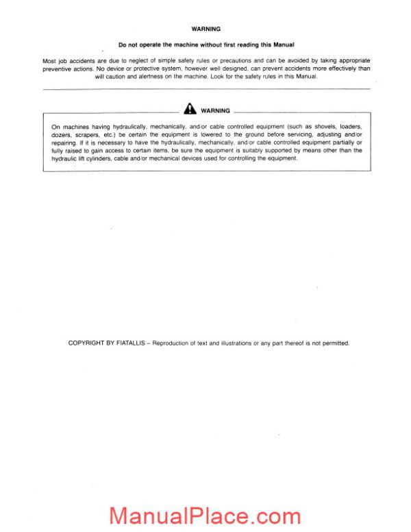 fiat fl14e om maint instr manual page 2