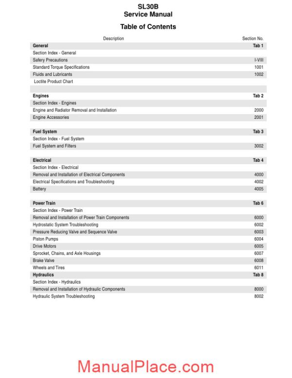 fiat kobelco sl30b workshop manual page 3