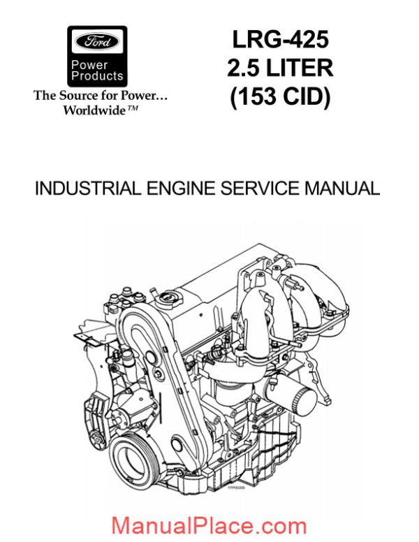 ford 2 5l lrg425 industrial engines service manual page 1
