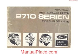 ford 2710 series motor instructions and parts page 1